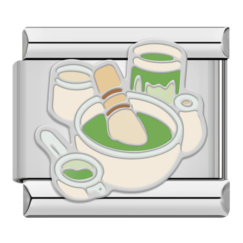 Silberne Charms